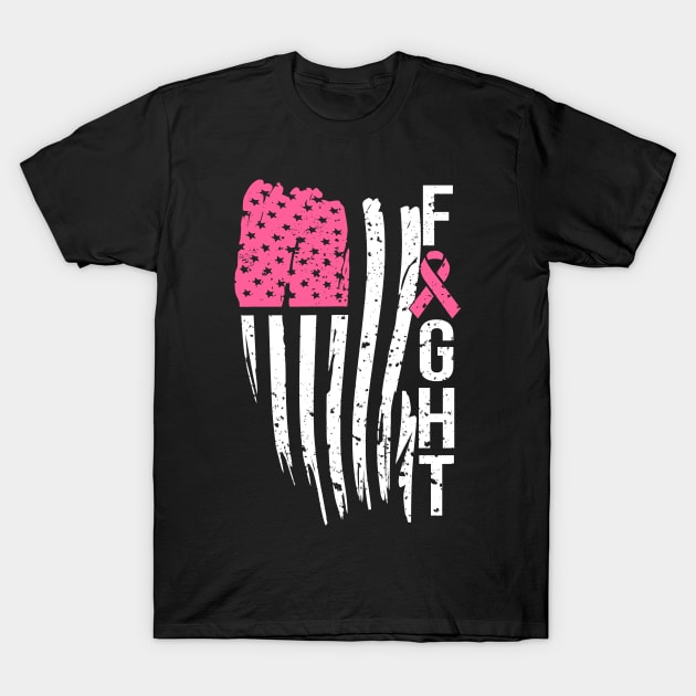 Breast Cancer Awareness Fight Cancer T-Shirt by BrightGift